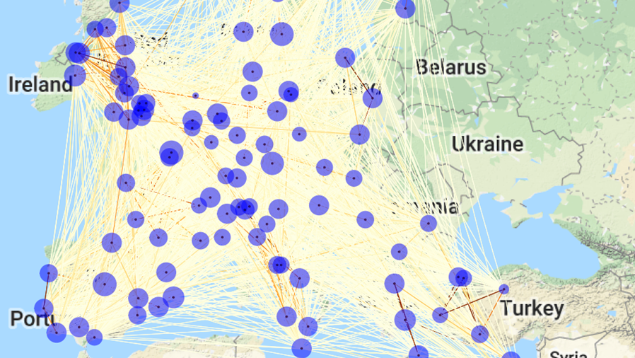 Assessing the impact of an operational improvement on the air transportation network